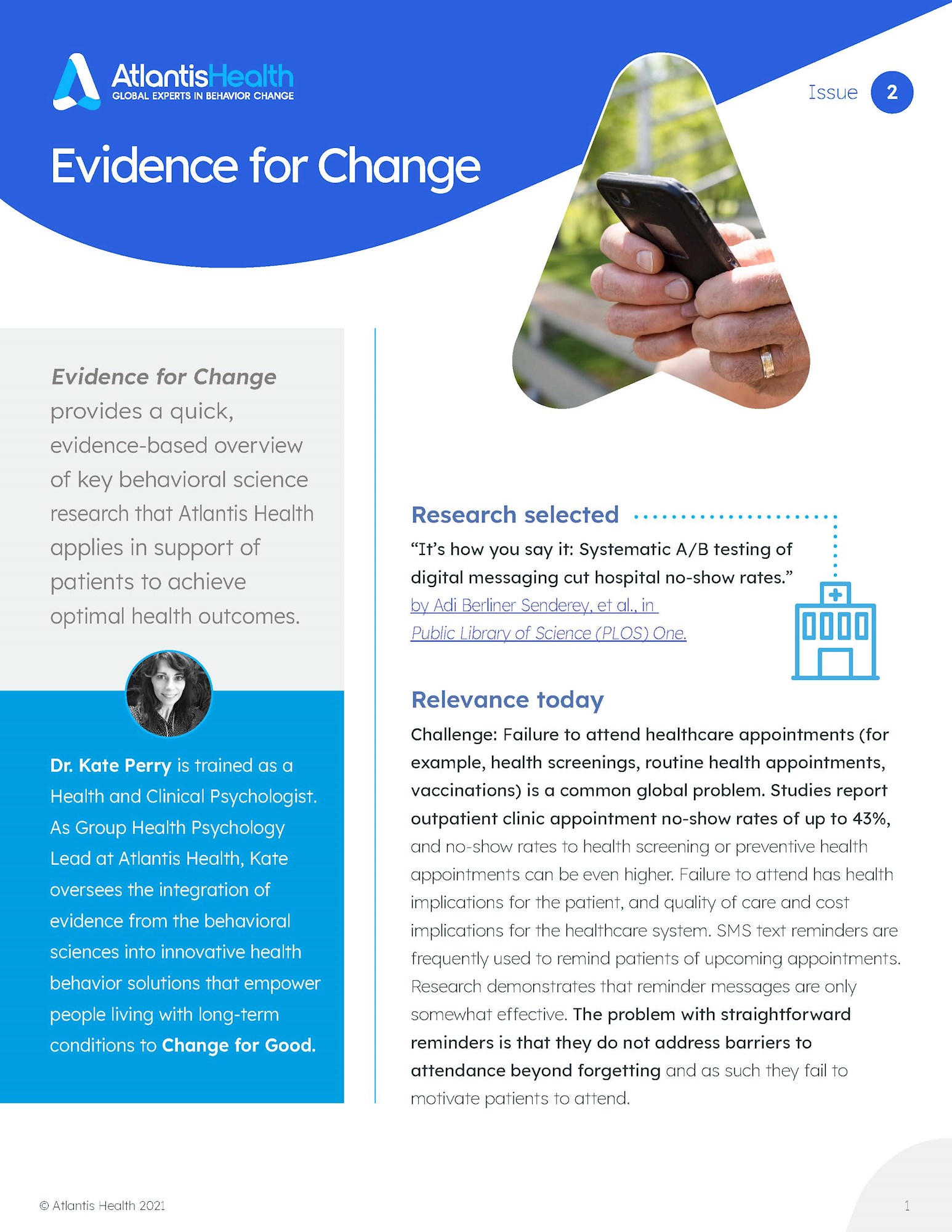 Evidence for Change Issue 2